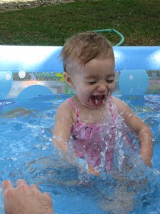 She loves to splash!